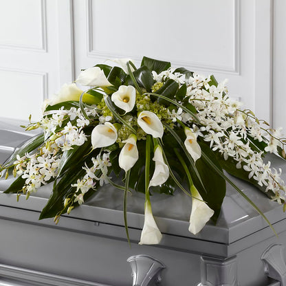 Angel Wings Casket Spray –  At All About Flowers Llc, Cincinnati OH