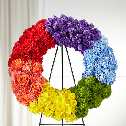 Circle of Love Wreath –  At All About Flowers Llc, Cincinnati OH