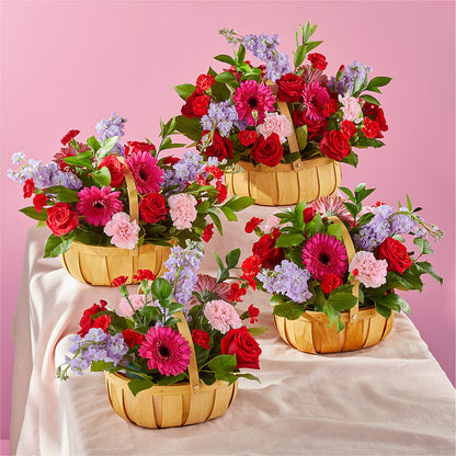 Pink Picnic Basket –  At All About Flowers Llc, Cincinnati OH