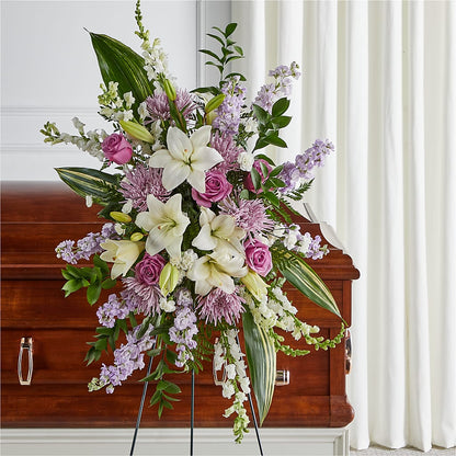 Grateful Hearts Standing Spray –  At All About Flowers Llc, Cincinnati OH
