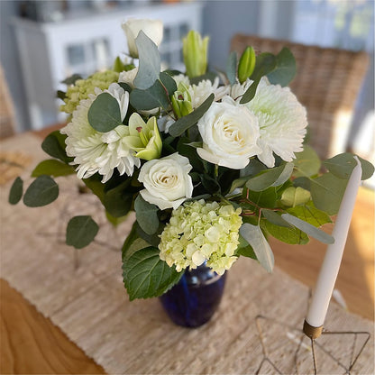 Snowy Dreams Bouquet –  At All About Flowers Llc, Cincinnati OH