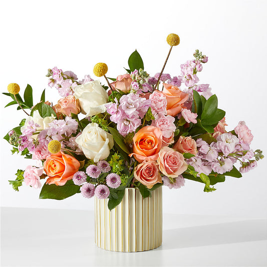 French Market Bouquet with Ivory Vase –  At All About Flowers Llc, Cincinnati OH
