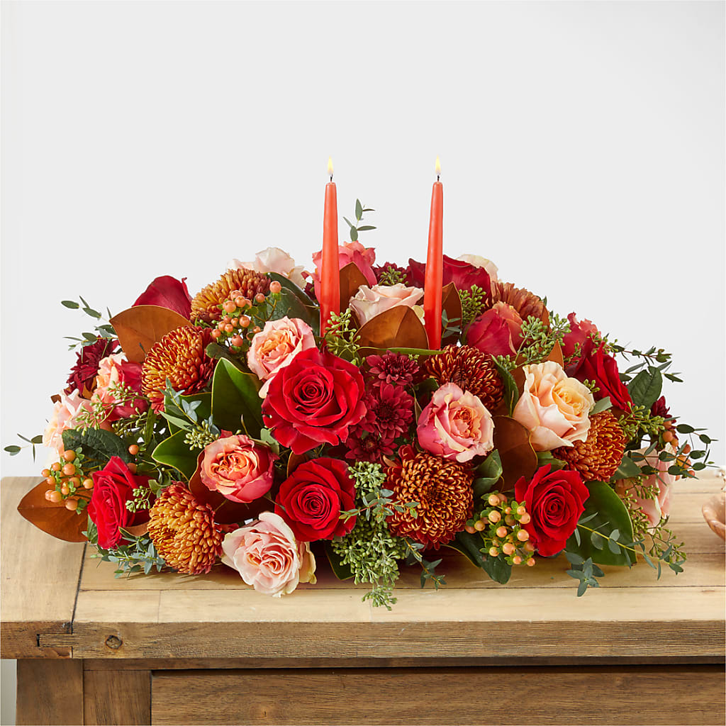 Gather Near Centerpiece –  At All About Flowers Llc, Cincinnati OH